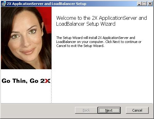 2X Load Balancer ApplicationServer