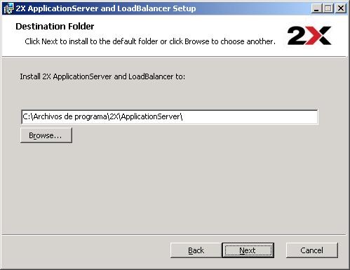 2X Load Balancer ApplicationServer
