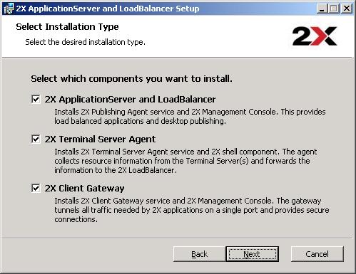 2X Load Balancer ApplicationServer