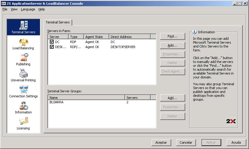 2X Load Balancer ApplicationServer
