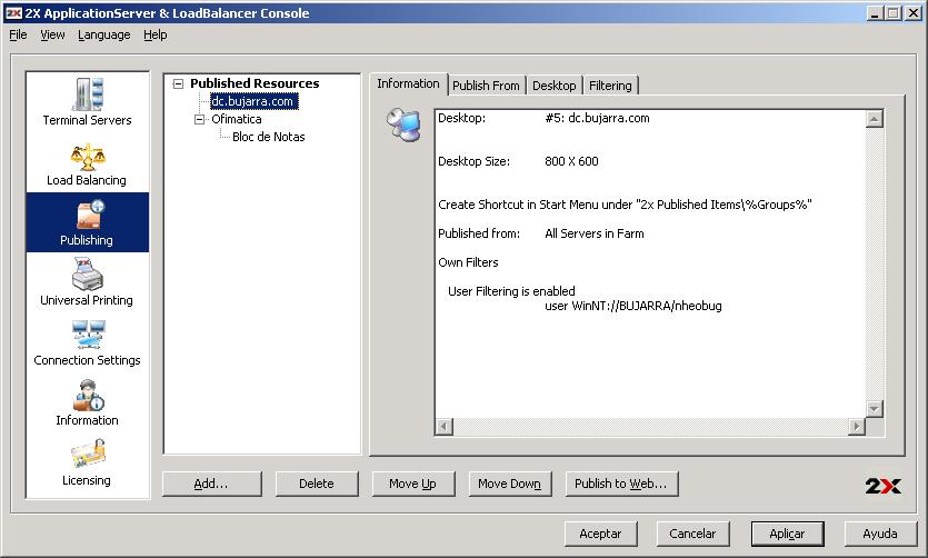 2X Load Balancer ApplicationServer