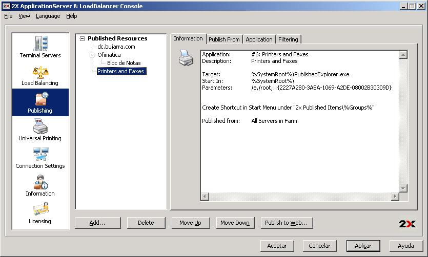2X Load Balancer ApplicationServer