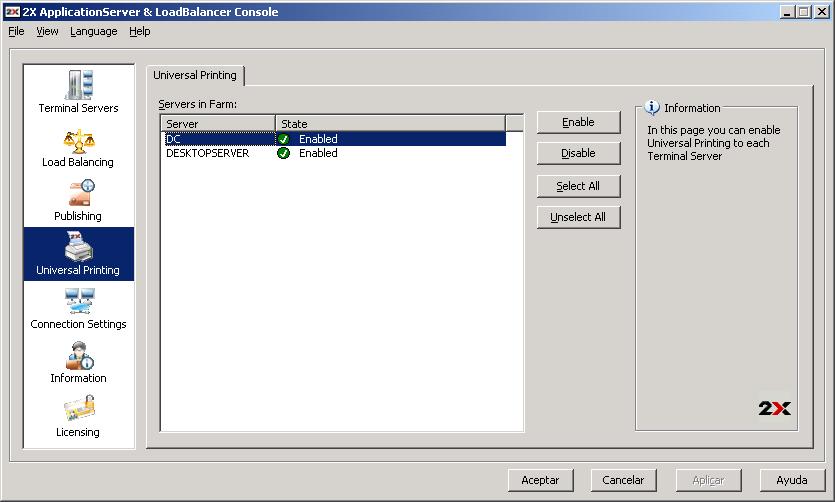 2X Load Balancer ApplicationServer