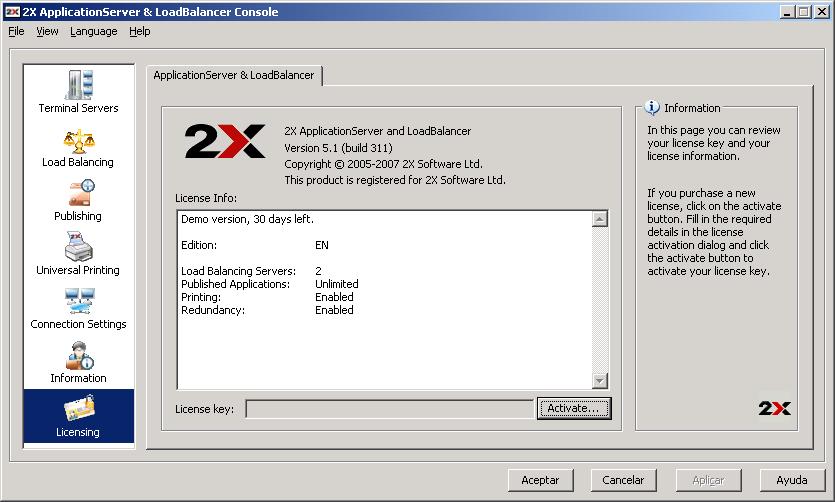 2X Load Balancer ApplicationServer