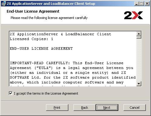 2X Load Balancer ApplicationServer