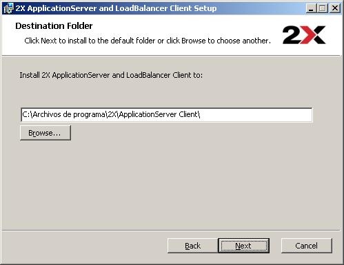 2X Load Balancer ApplicationServer