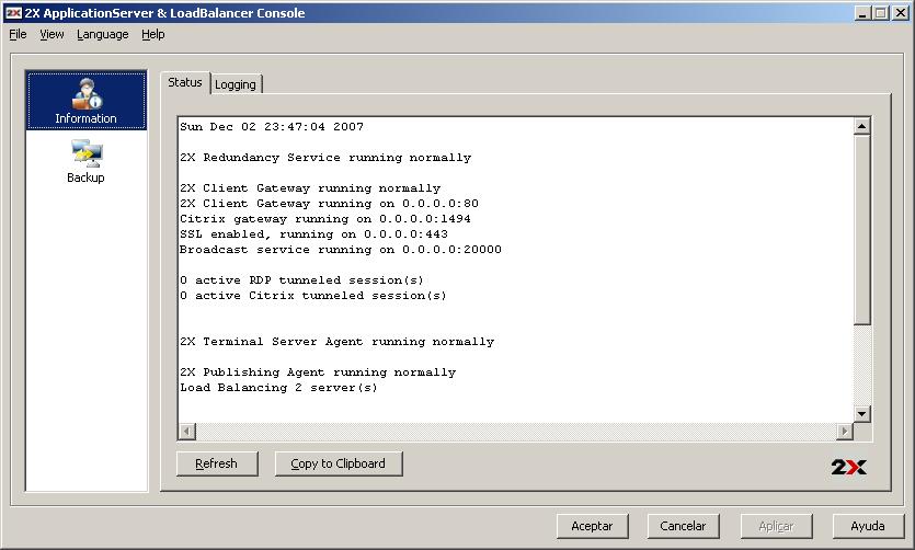 2X Load Balancer ApplicationServer