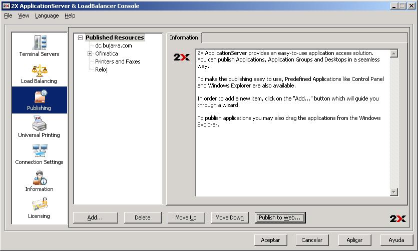 2X Load Balancer ApplicationServer