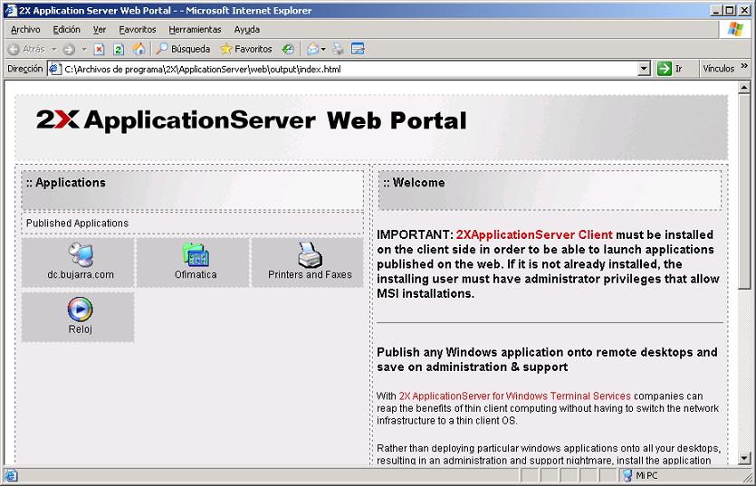 2X Load Balancer ApplicationServer