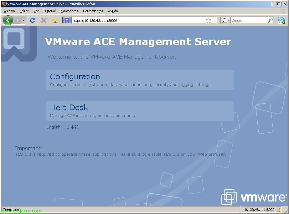 Installieren Und Ausfuhren Der Vmware Ace Management Server