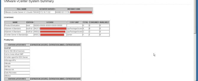 VMware vSphere Health Check Report