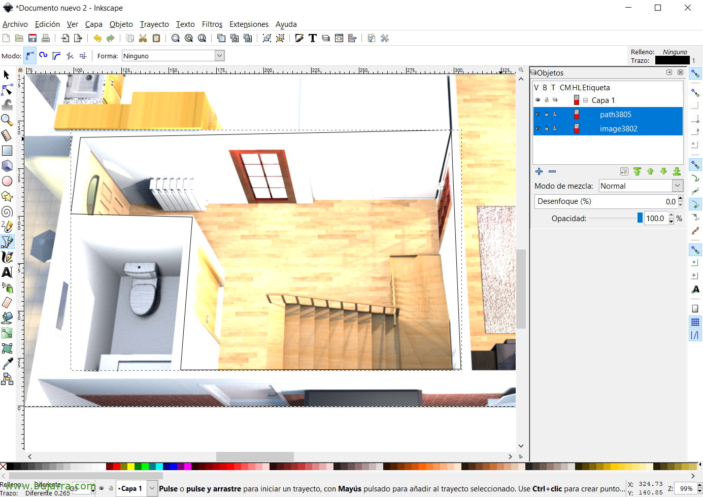 Home Assistant Floorplan SVG Inkscape 