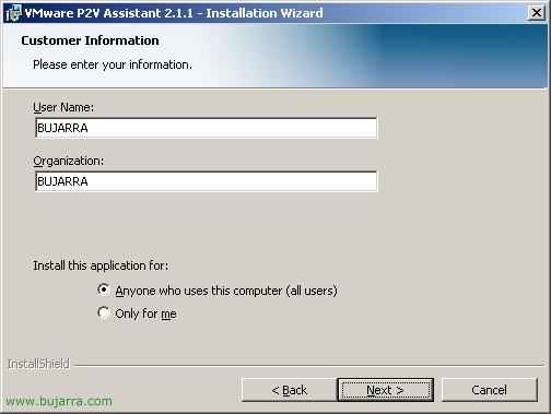 VMware P2V