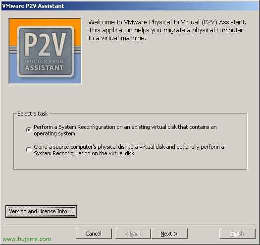 VMware P2V