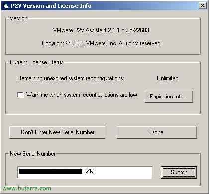 VMware P2V