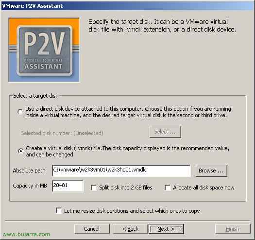 VMware P2V