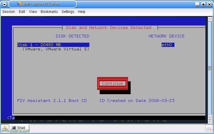 VMware P2V