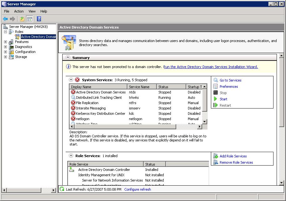 Windows 域 2008