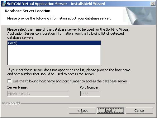 Softgrid Server