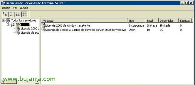 Concedere in licenza un Terminal Server su Windows 2003