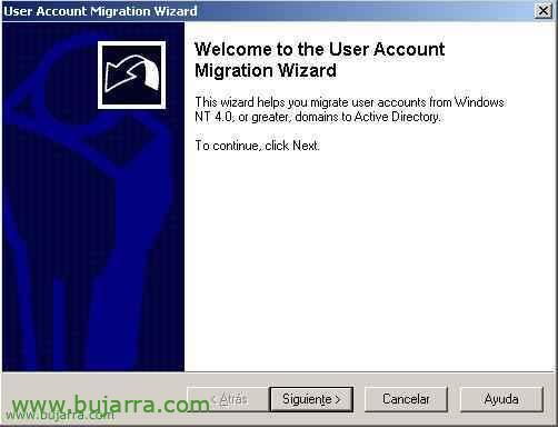 ADMT et PWDMIG – Migrer des comptes utilisateurs de NT4 ou W2K vers W2K3