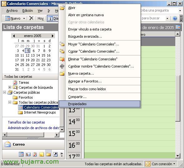 Uso de las Carpetas Públicas en Microsoft Exchange 2003