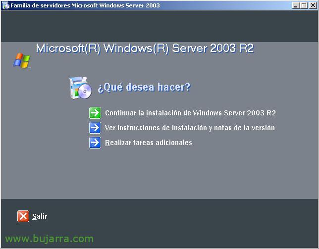 Microsoft Windowsの更新 2003 R2の