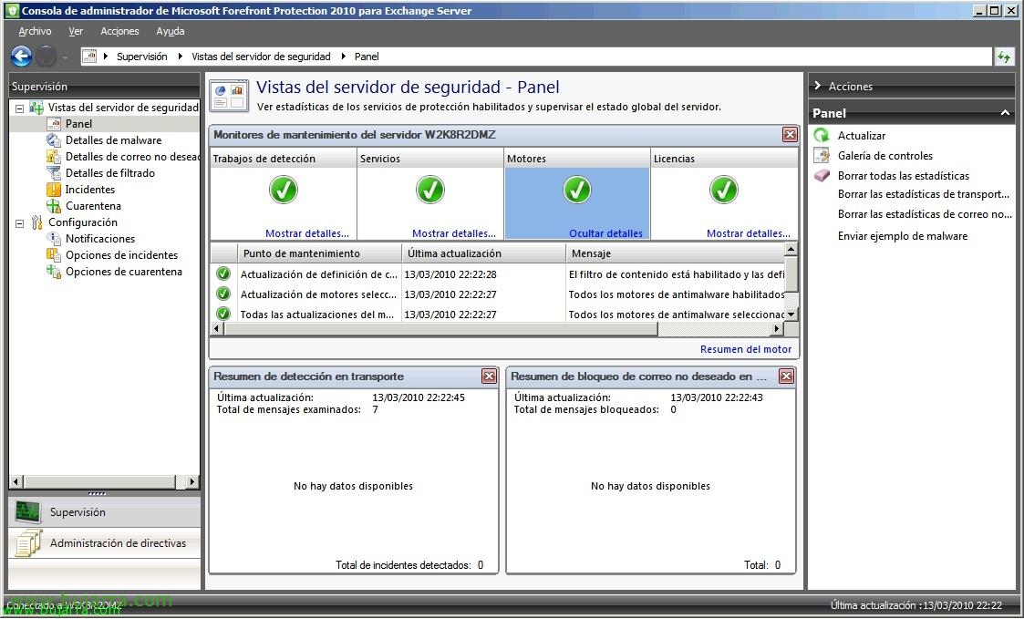 Installing and configuring Microsoft Forefront Protection 2010 for Exchange Server