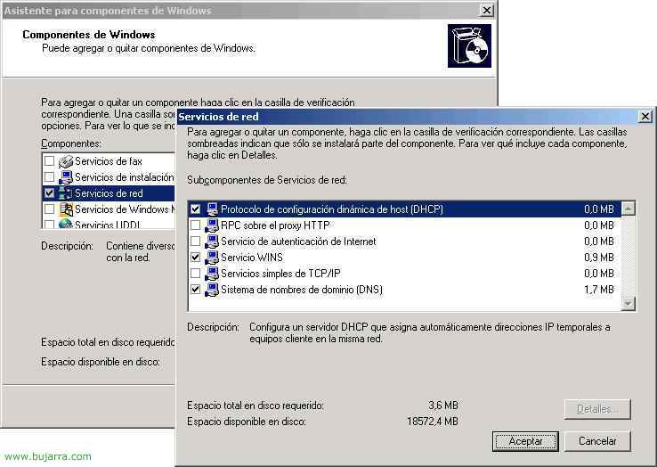 Configurando el DHCP (Protocolo de configuración dinamica de host – Dynamic Host Configuration Protocol