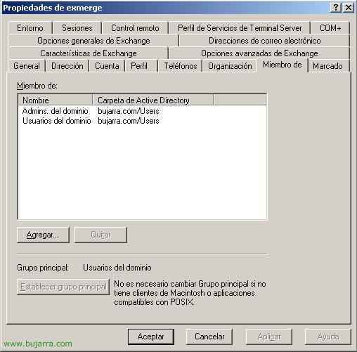 Backup de Exchange 2003 con EXMERGE