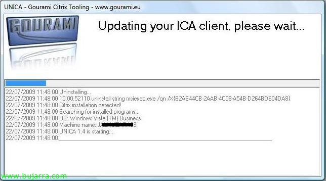 Desinstalando e instalando clientes Citrix de forma automática