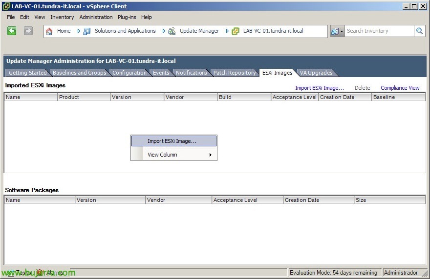 Upgrade de los host ESXi a 5.5 con Update Manager