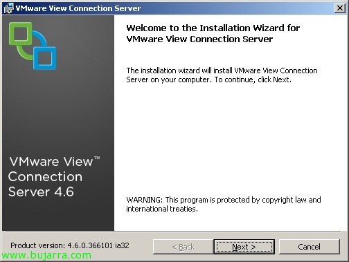 Instalación y configuración de VMware View 4.6 Connection Server Standard