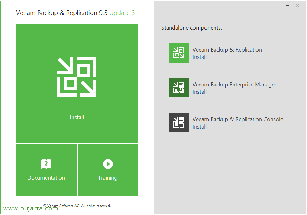 Instalación de Veeam Backup & Replicação 9.5