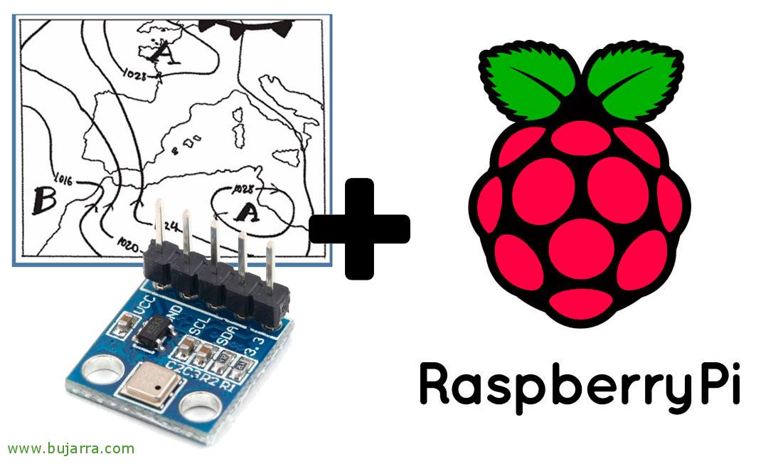 Measuring atmospheric pressure with Raspberry Pi