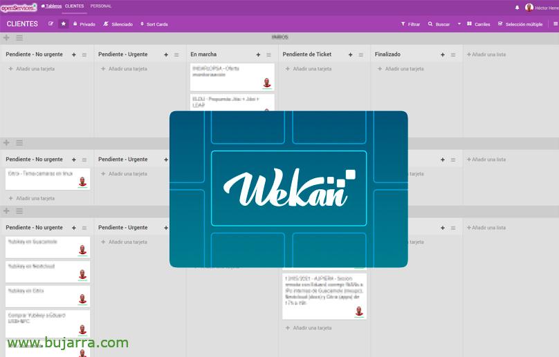 Installation von Wekan, Unser Kanban-Organizer