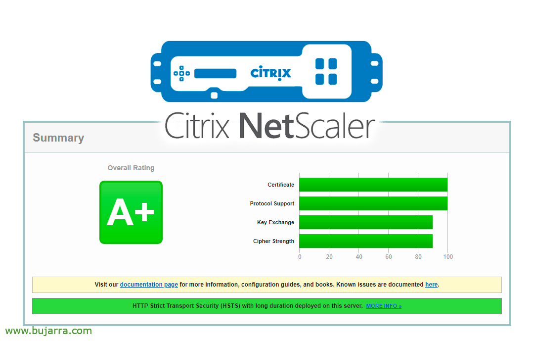 Erreichen eines A+ in SSLABS auf veröffentlichten Websites mit NetScaler