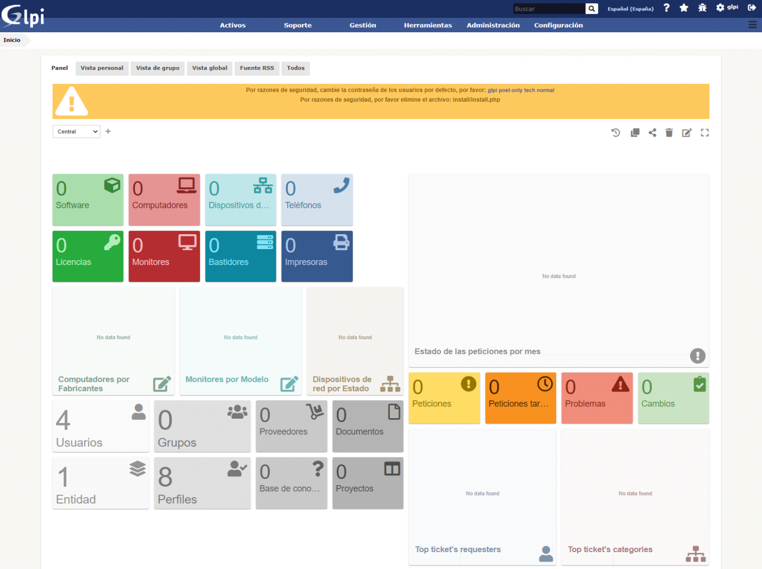 Instalación de GLPI | Blog Bujarra.com