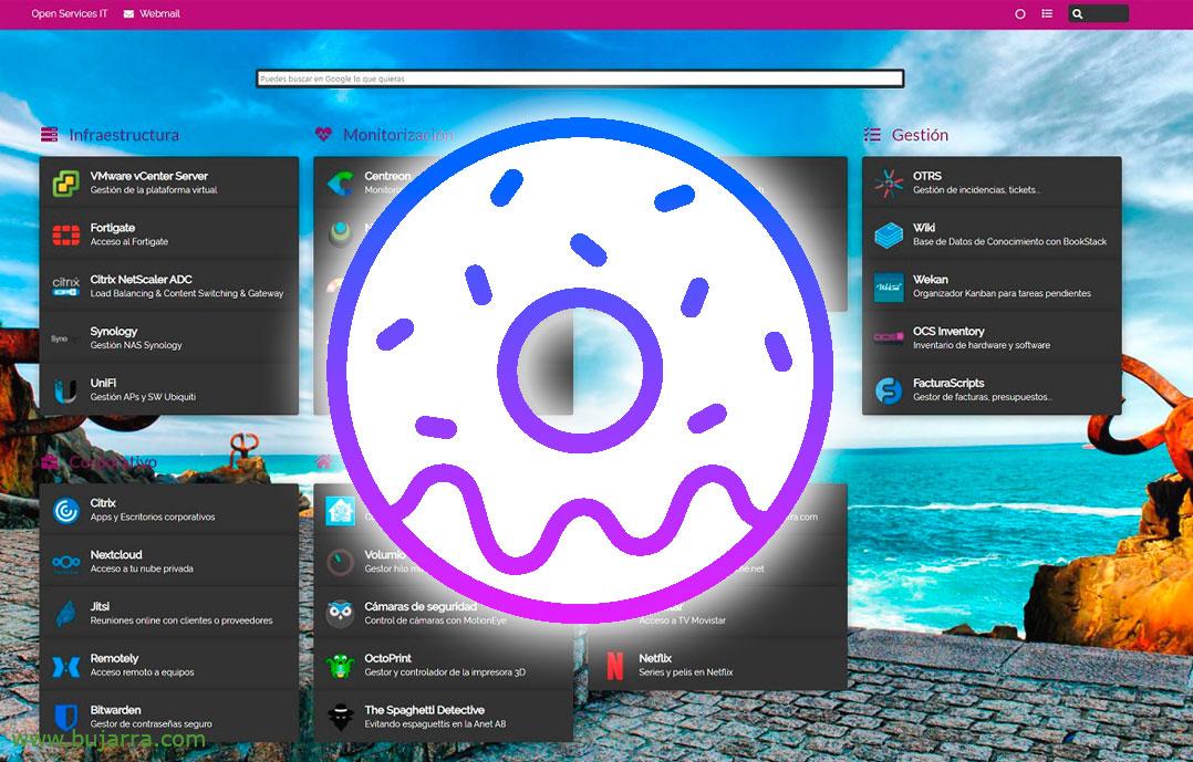 Homer-Dashboard, Unsere benutzerdefinierte Homepage