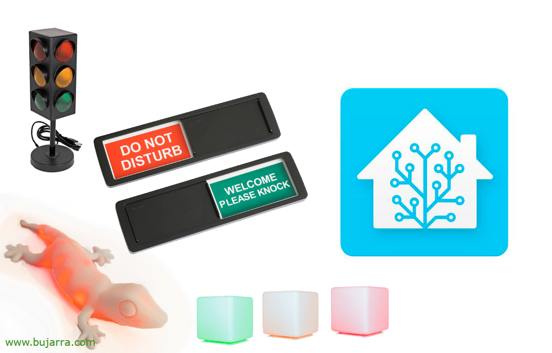 Aufstellen einer Ampel, die Ihren Beruf anzeigt (Für das OFI oder Telearbeit) mit Home Assistant