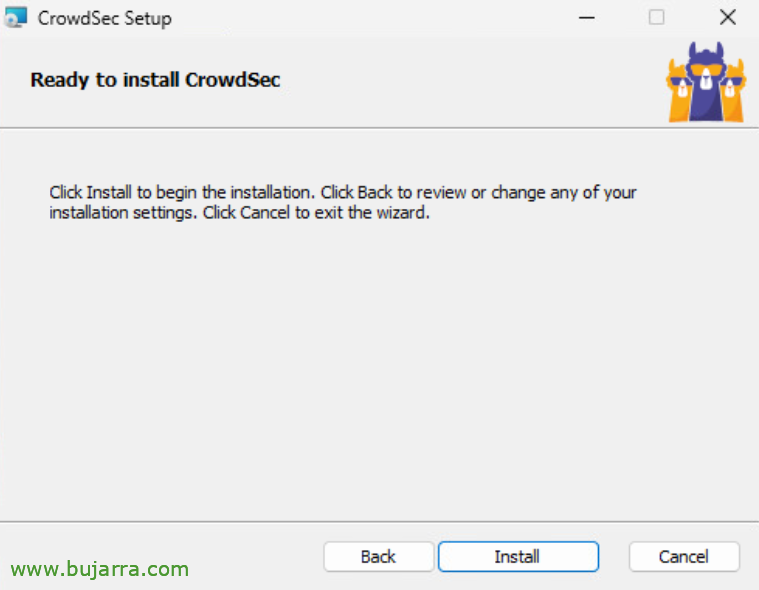 Deploying Crowdsec on a Windows machine | Blog Bujarra.com