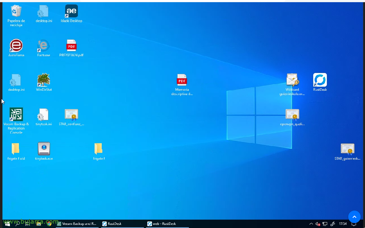 RustDesk y RustDesk Web Client | Blog Bujarra.com